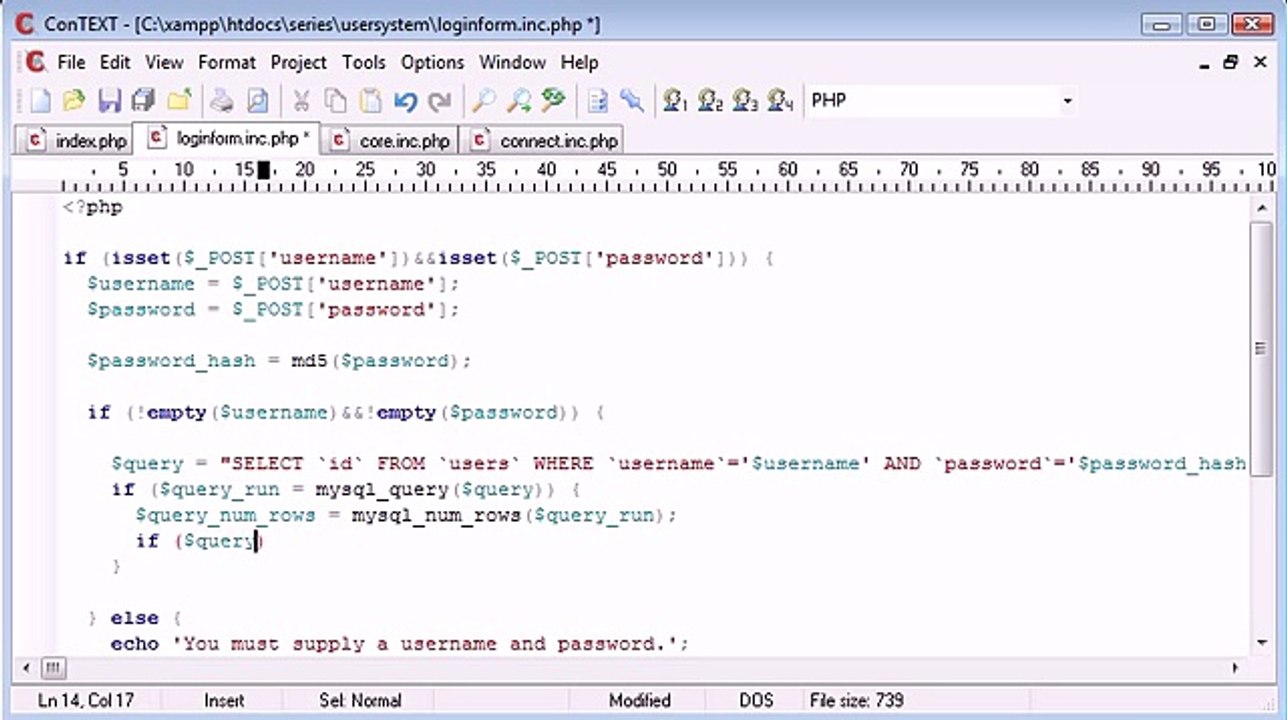 PHP Training In Jaipur|PHP Training Companies In Jaipur| Logging the User In Part 3