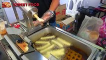 Spanish Street food - Magic Making Machine Doughstick with Malaysian Teh Tarik in Thai Dessert Event