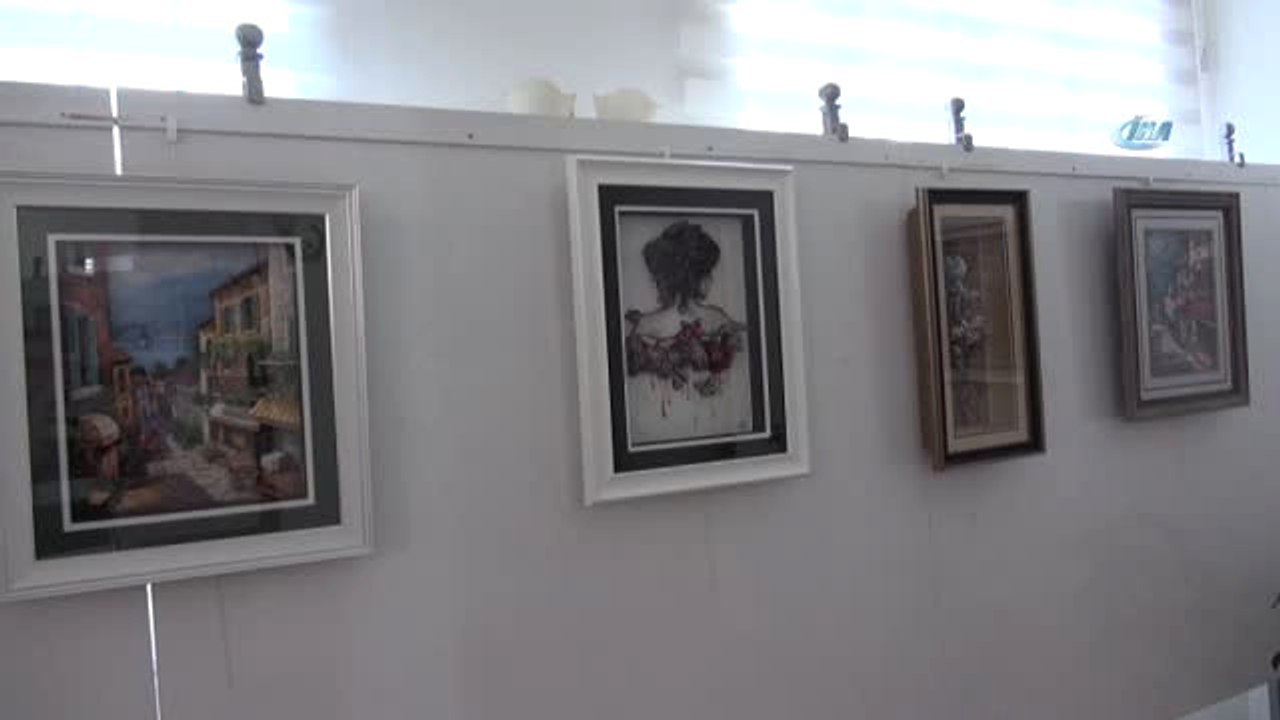 Efeler'de Üç Boyutlu Kat-ı Sanatı Sergisi Açıldı