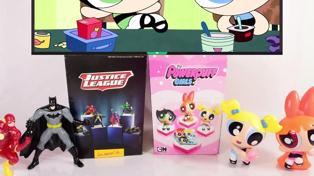 CAJITA FELIZ Mc DONALDS DE LA LIGA DE LA JUSTICIA Y CHICAS SUPERPODEROSAS COLECCION COMPLETA