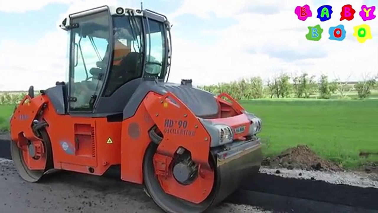 Мультфільм українською мовою. Розвиваючий мультфільм про будівельну техніку для дітей українською