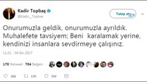 Kadir Topbaş'tan Kemal Kılıçdaroğlu'na Yanıt