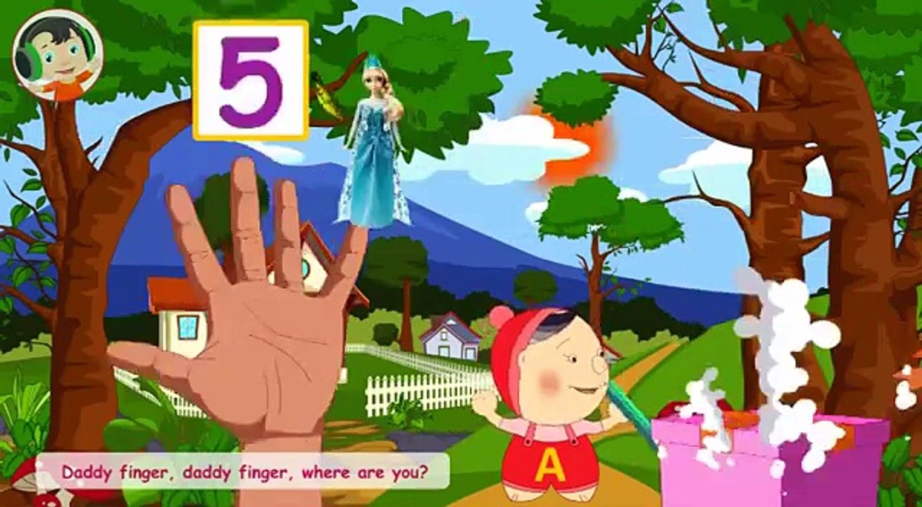 Baby Kids Song - Disney Frozen Doll Finger Family Song (Funny animation Nursery Rhymes Song)