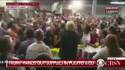 Donald Trump : Attitude et propos maladroits, son passage controversé à Porto Rico (Vidéo)