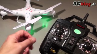 Syma X5C-1 Explorers Quadcopter + HD Camera video review (NL)