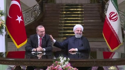Erdoğan - Ruhani Ortak Basın Toplantısı