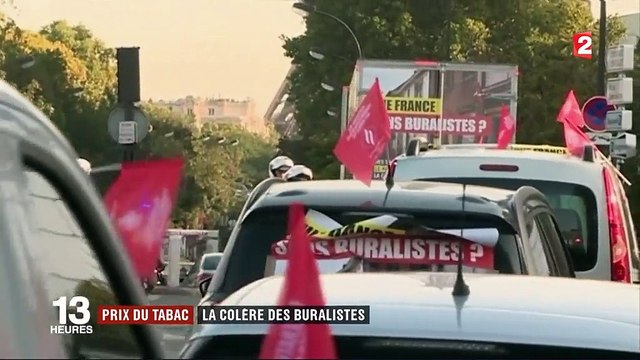 Prix du tabac : les buralistes manifestent