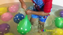 Ryan Pops Water Balloons FINGER FAMILY Color Song Bathtub Fun Nursery Rhymes Learning for Kids