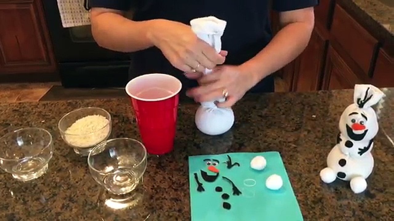 Olaf Sock Snowman Tutorial
