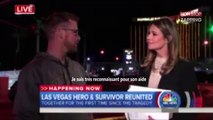 Fusillade de Las Vegas : Il retrouve l’homme qui l’a sauvé en direct à la télévision (Vidéo)