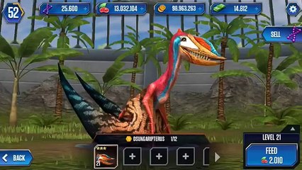DSUNGARIPTERUS LEVEL 40 - Jurassic World The Game