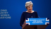 Theresa May's calamitous Conference Speech - compilation