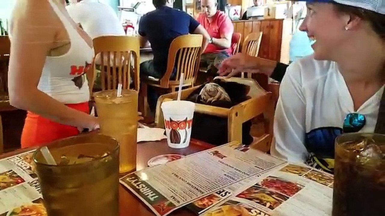 ANCIENT ALIEN Creature INVADES HOOTERS GIRLS!