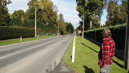 Binche-Chimay-Binche:  les premiers hectometres