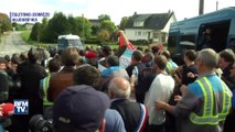 Des heurts entre salariés de GM&S et la police éclatent à Egletons, en Corrèze