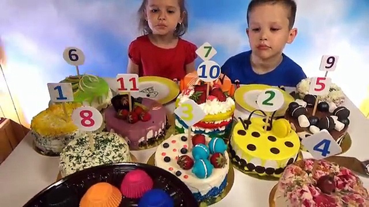 Торт Челлендж от Макса и Кати кому попадётся солёный тортик Cake Challenge from Mister Max