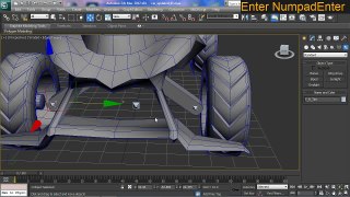 Setup and Export a vehicle from 3dsMax to UDK - part 1 of 5