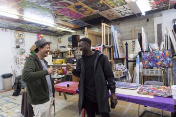 Les graffeurs : Luc Abalo et Kongo
