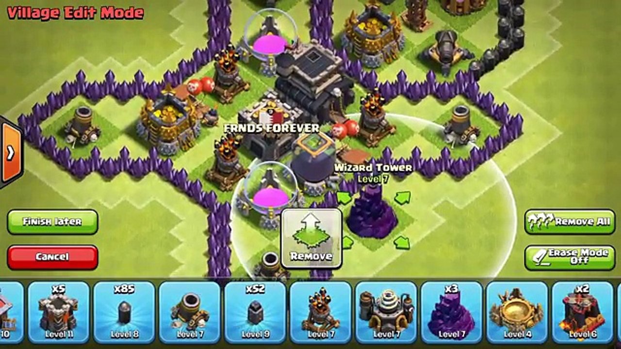 Clash of Clans - Town Hall 7 Defense (CoC TH7) BEST Trophy Base Layout