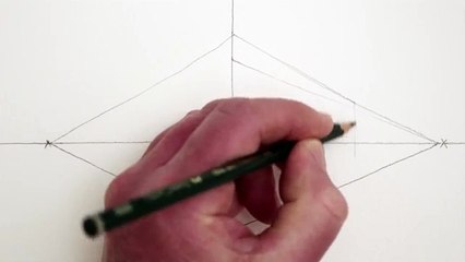 How to Draw in 2-Point Perspective: A Modern House