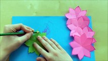 Kağıttan çiçek yapımı - Kağıttan Gül Yapımı - Anneler Günü Hediye Fikirleri