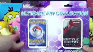 Pokemon Cards ULTIMATE PIN COLLECTION Promo Box Opening with Darkrai Battle Arena Deck