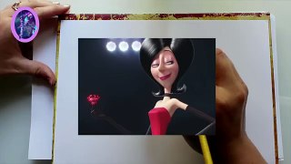 How to Draw SCARLETT OVERKILL from the MINIONS Movie- @dramaticparrot