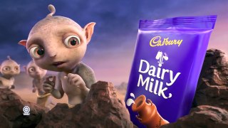 New Cadbury Dairy Milk Official Cute Alien Singing Ad 2017 Kids Tv