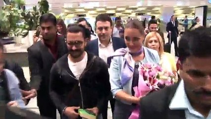 Havalimanında Aamir Khan İzdihamı
