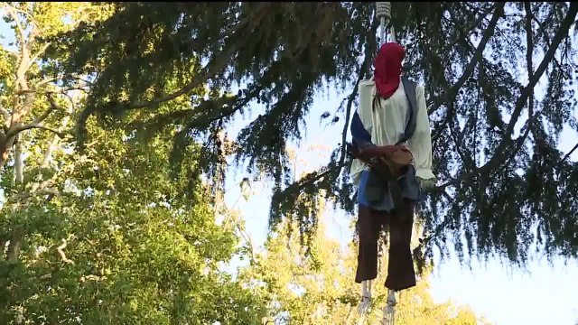 Hanging Halloween Decoration Outside California Home Offends Neighbors