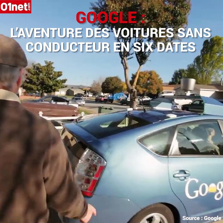 Google : l’aventure des voitures sans conducteur en six dates