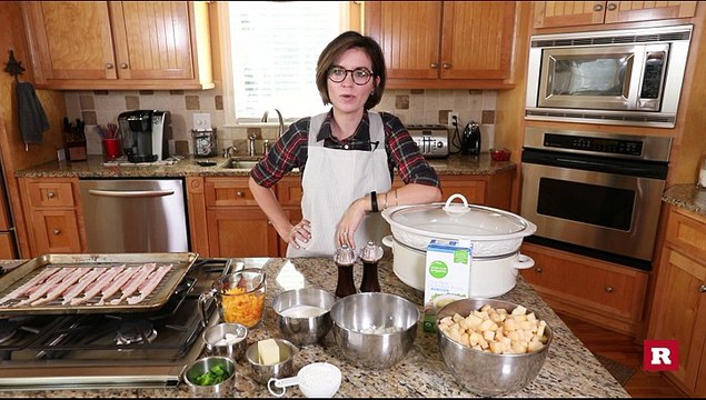 Baked potato soup in a Crockpot with Elissa the Mom | Rare Life