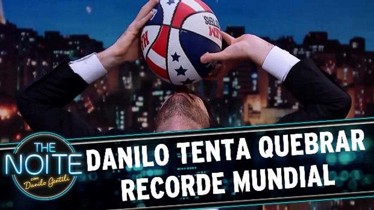 Recorde bola no nariz