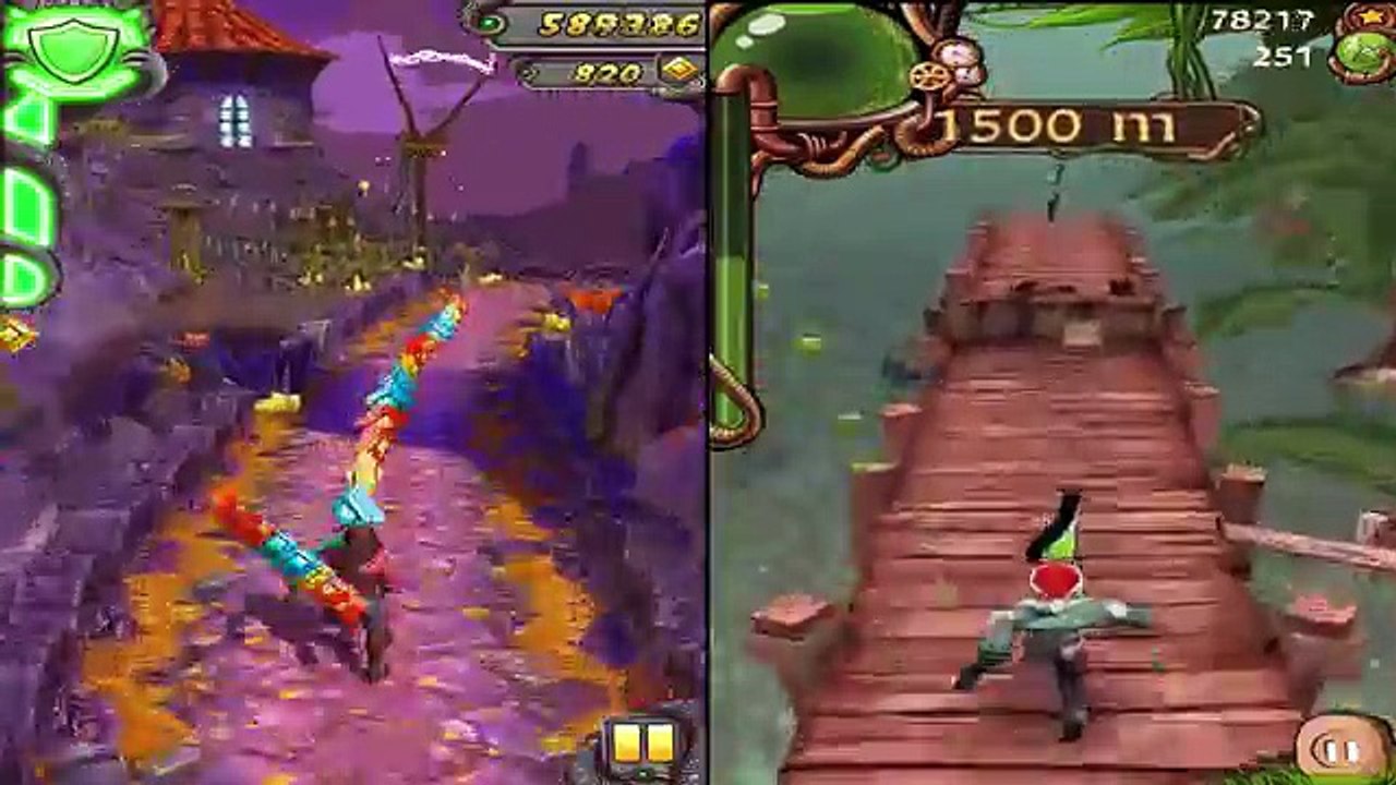 Temple Run 2 Spooky Summit Vs Temple Zombie Run