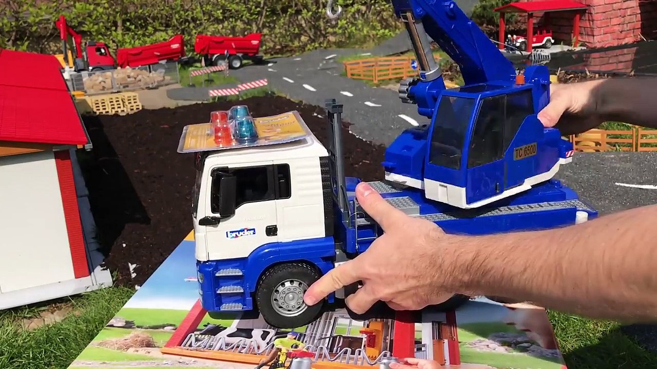 BRUDER NEWS 2017 unboxing! Dump truck, garbage truck, MAN crane and cement mixer!