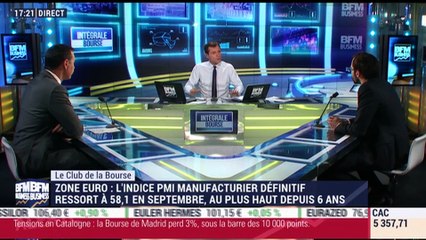 Le Club de la Bourse: Philippe Gudin, Cyrille Geneslay et Xavier Robert - 04/10