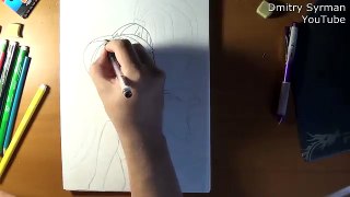 How to draw Monster High charers - Draculaura