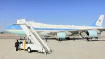 President Donald J. Trump and First Lady Melania Trump land in Las Vegas