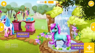 Little Pony Care Kids Game - Animal Horse Hair Salon Maker Up Gameplay Video By TutoTOONS