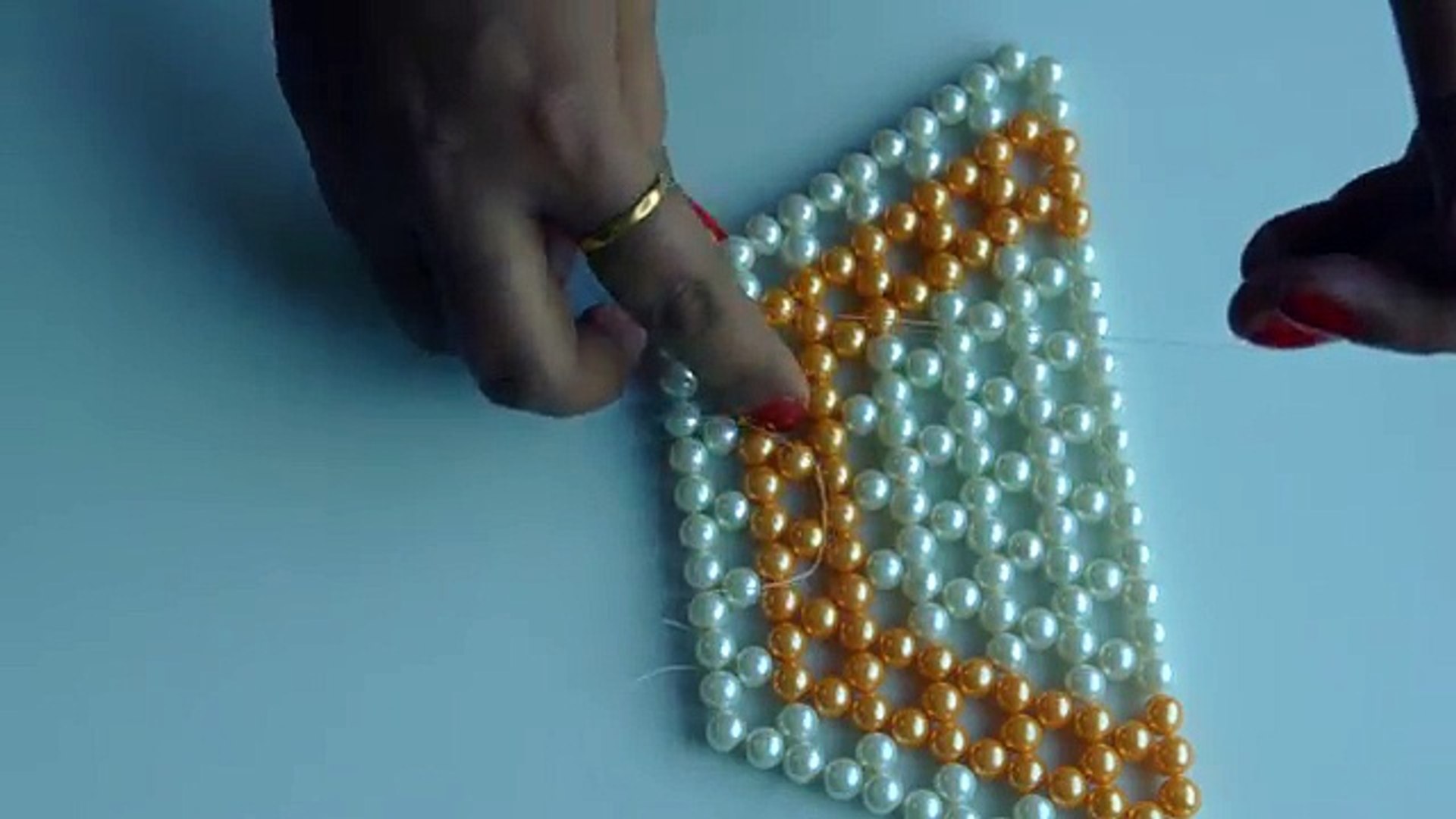 How to make beaded table mat | DIY table mat – Видео Dailymotion