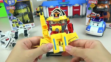 Water Poli Robocar Poli car toys marine and rescue fire truck play