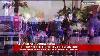 Off-Duty Cop Shields Wife from Las Vegas Gunfire, Runs Back to Help Others