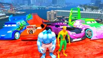 Disney cars DJ Wingo Boost Snot Rod Yellow Spiderman & Blue Hulk Childrens Songs