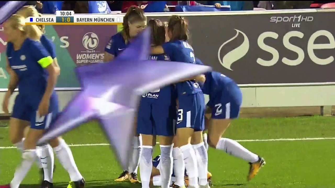 1-0 Drew Spence Goal UEFA  Women's Champions League  Round 1 - 04.10.2017 Chelsea (W) 1-0 Bayern...