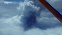Piloto grabó la enorme nube que dejó la erupción de un volcán en Vanuatú