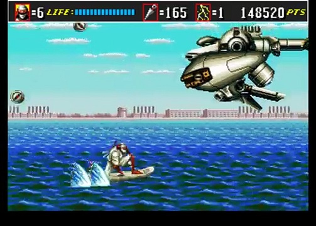 Shinobi İ (Genesis) All Bosses (No Damage)