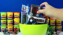 GIANT THOR Surprise Egg Play Doh - Marvel Avengers Toys Funko Pop Mashems Shopkins