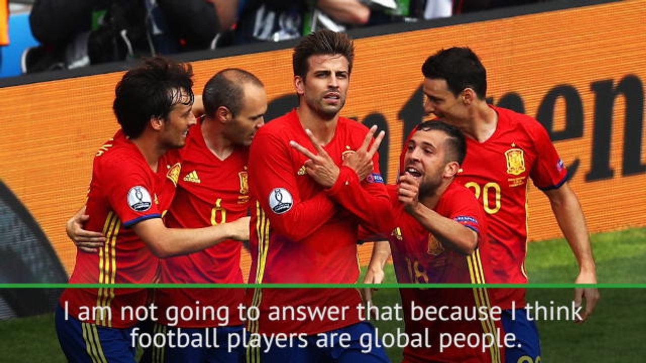 Catalan people are not against Spain - Pique