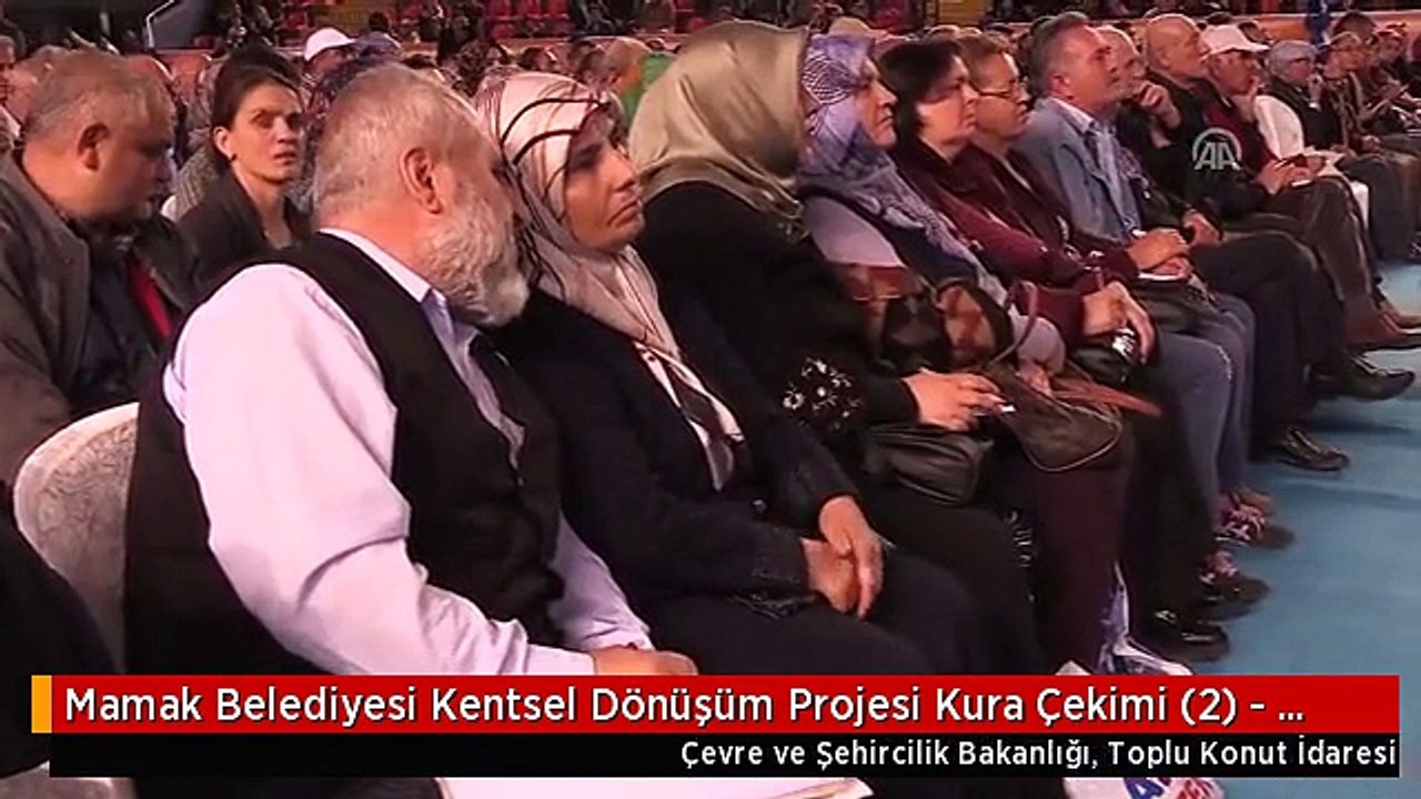Mamak Belediyesi Kentsel Dönüşüm Projesi Kura Çekimi (2) - Ankara
