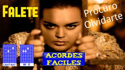 FALETE - PROCURO OLVIDARTE | COMO TOCAR PROCURO OLVIDARTE| ACORDES PROCURO OLVIDARTE| HOW TO PLAY